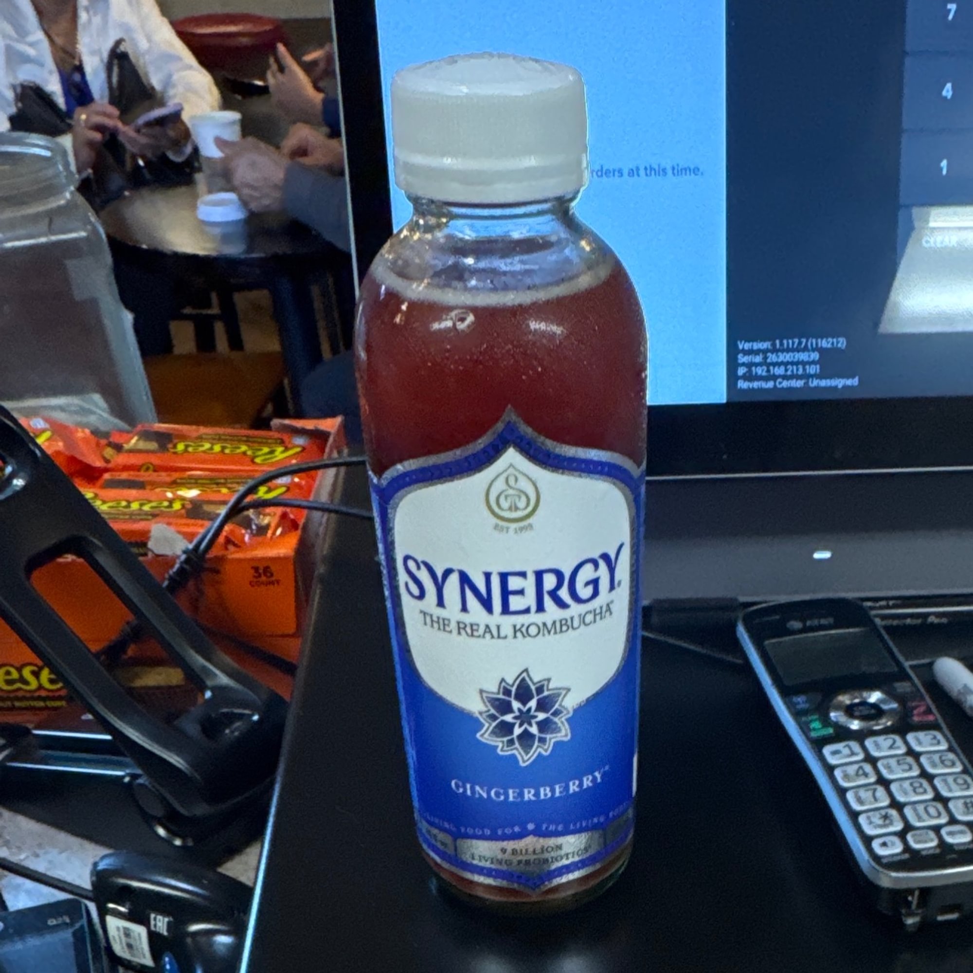 Synergy kombucha ginger berry