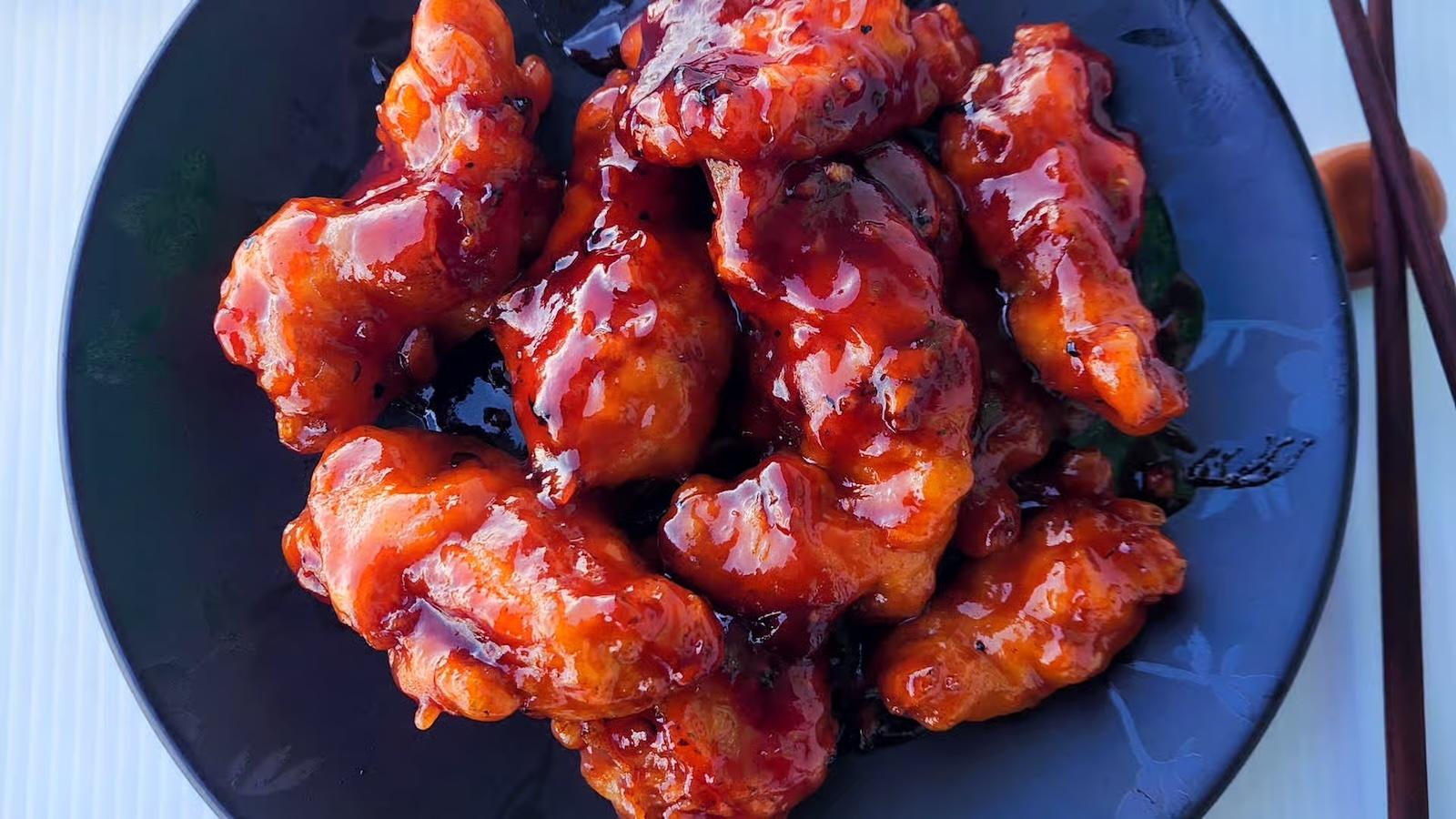 Crispy Chicken in Sweet Chili Sauce (gf)