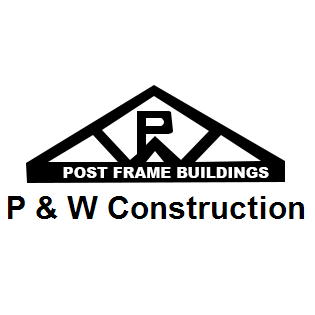 P &amp; W Construction Logo