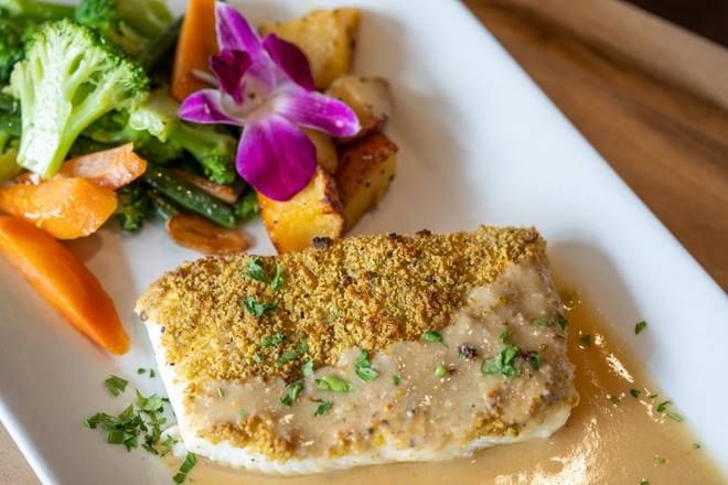 Halibut Oreganata