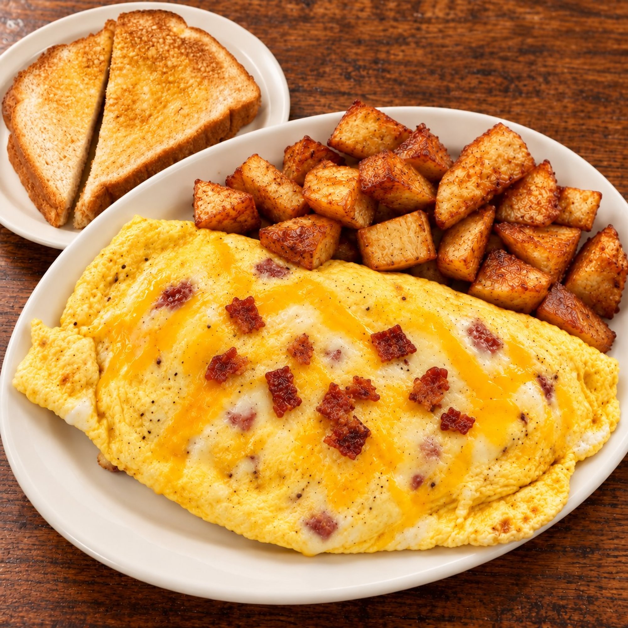 Bacon & Cheese Omelette
