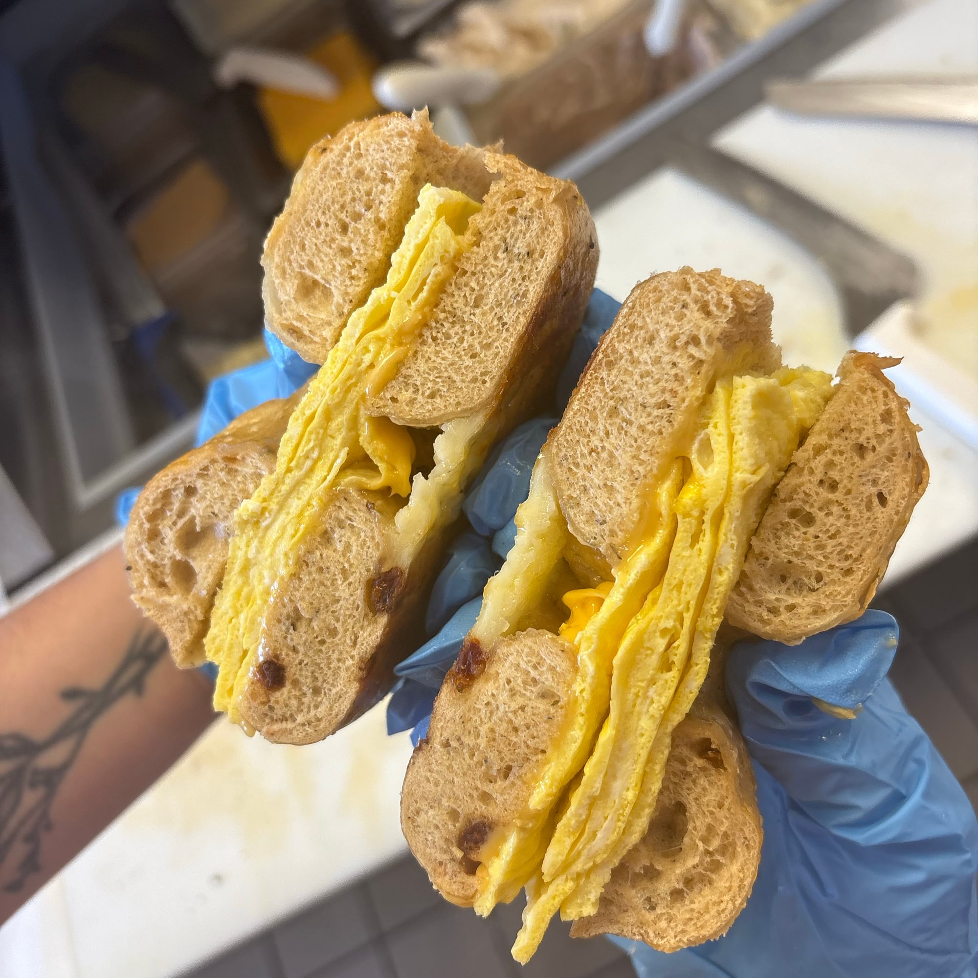 Egg and Cheese Sandwich