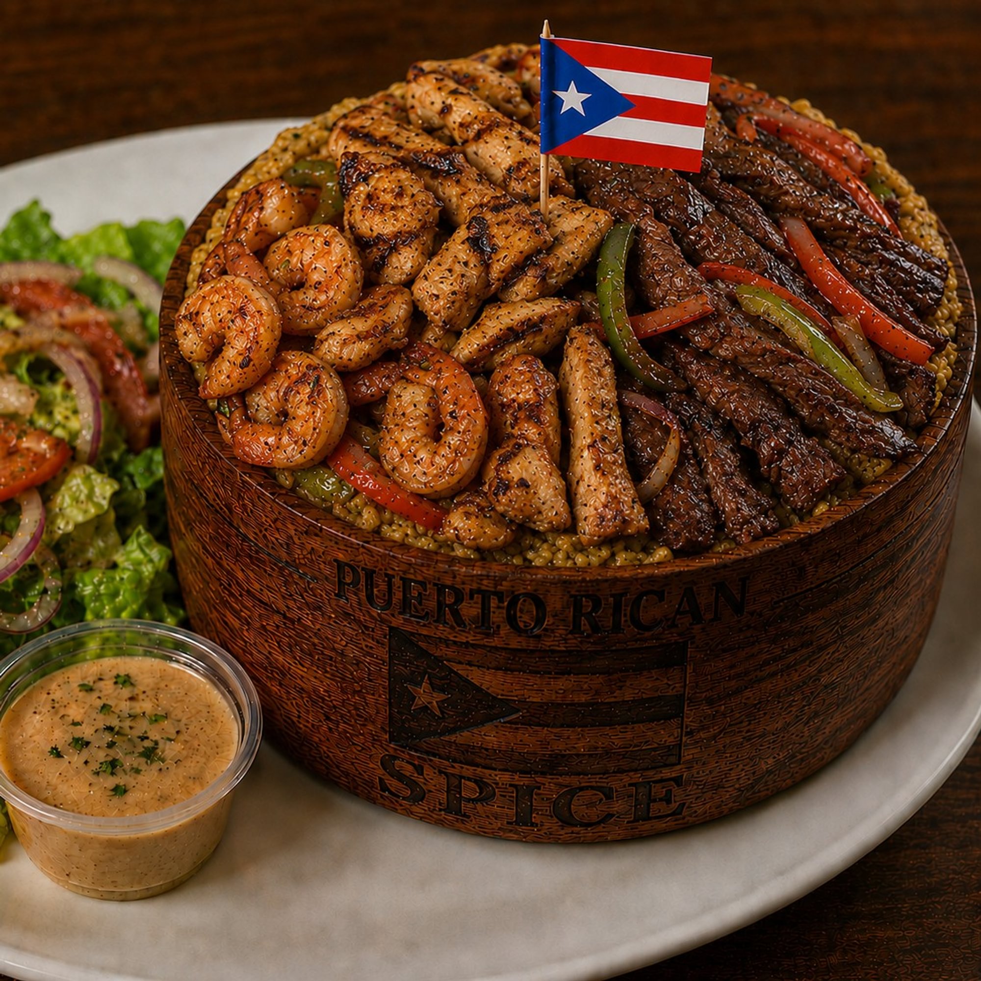 Land, Air & Sea / Mar, Aire y Tierra Mofongo