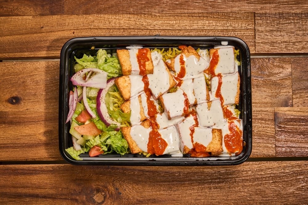 Paneer Tikka Over Rice
