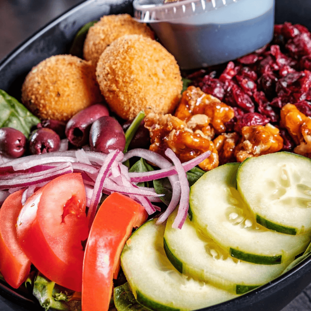 The Crispy Goat Cheese Salad