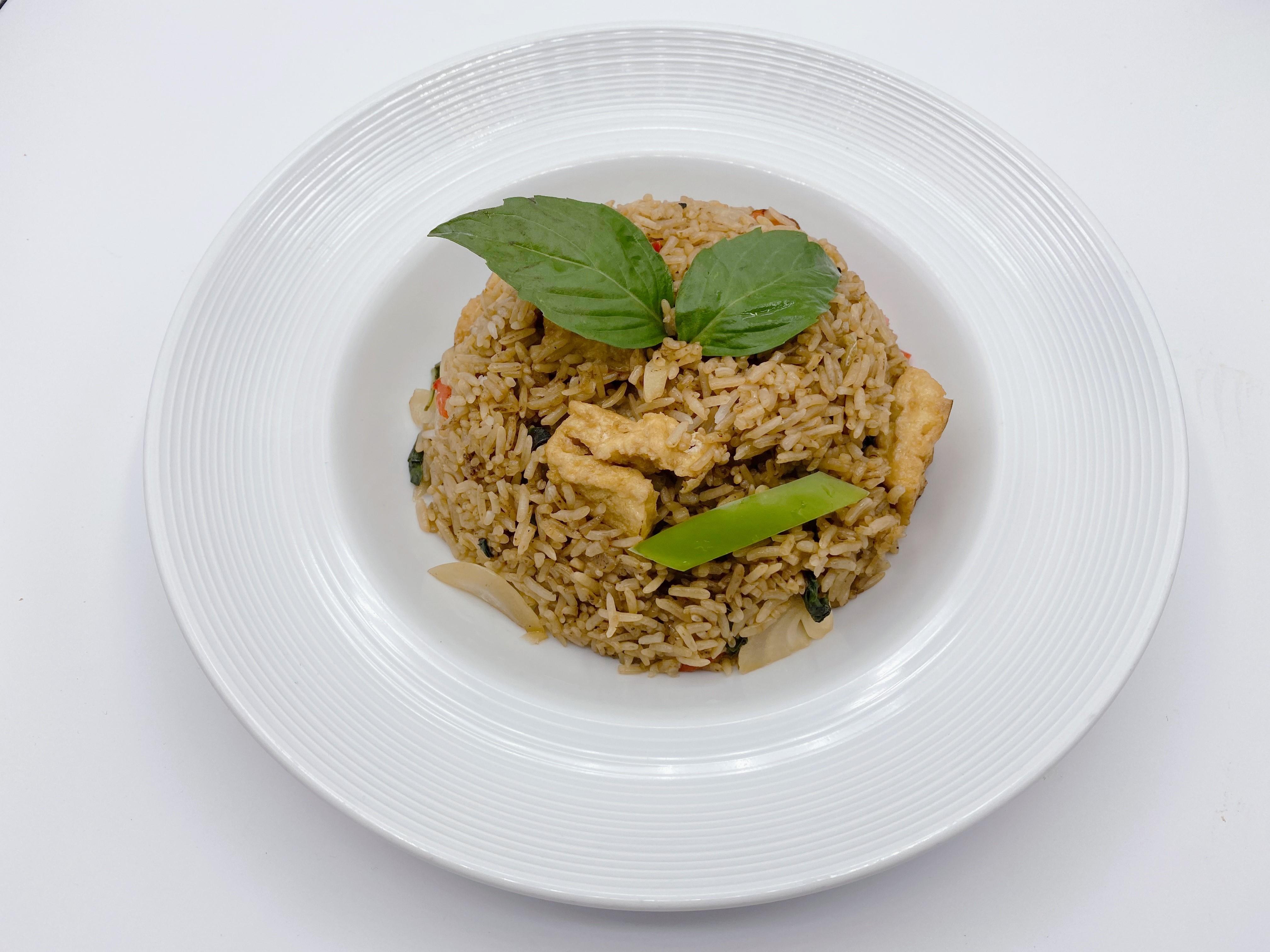 Vegan Thai Basil Spicy Fried Rice