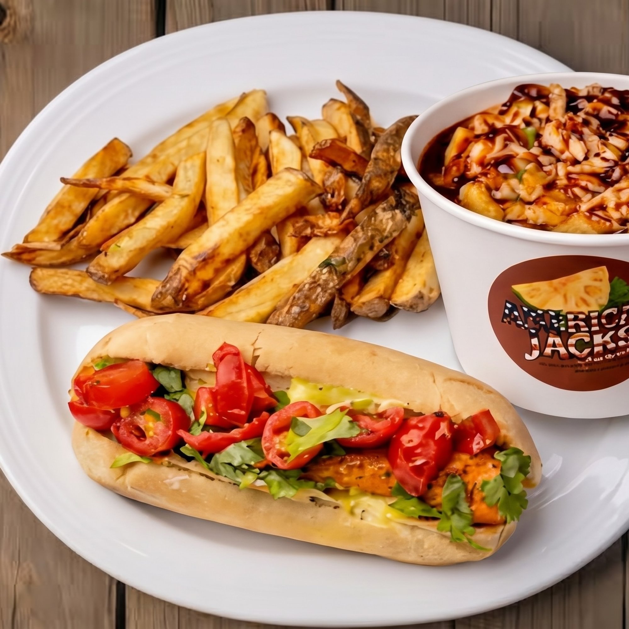 American Jacks Carrot Dog Family Meal