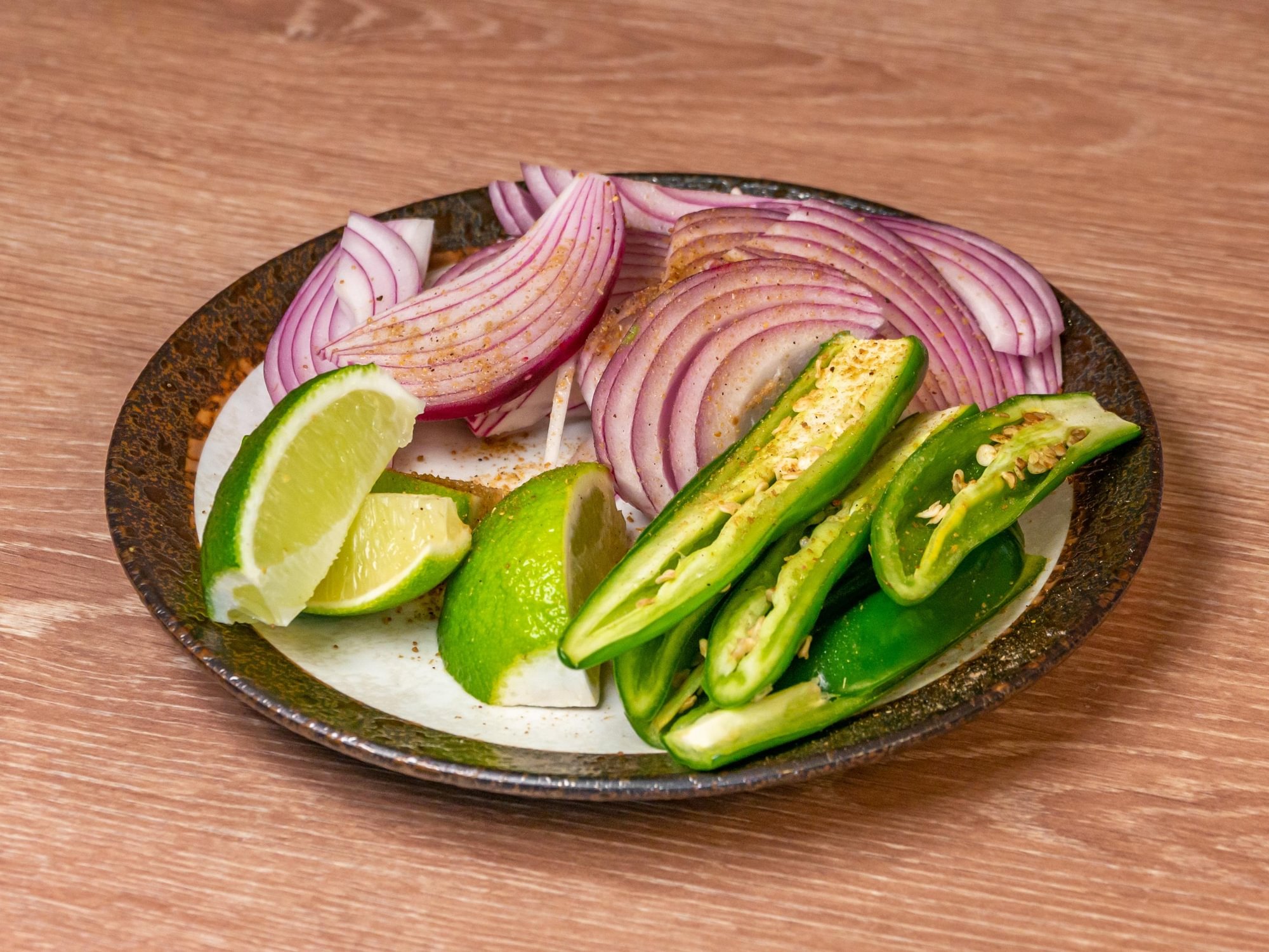 Onion, Chili, Lime