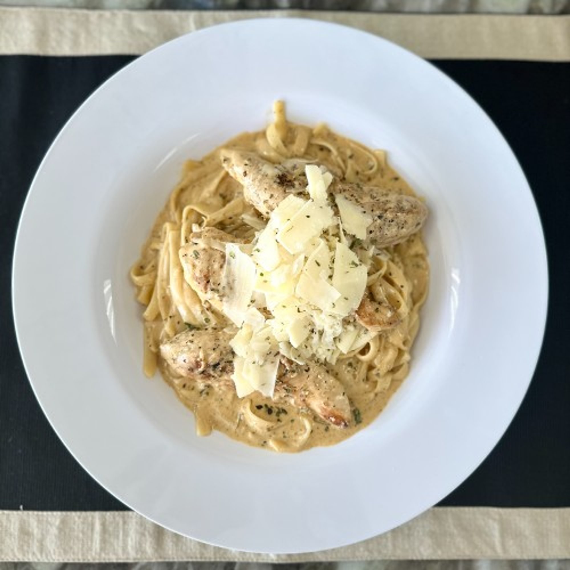 Fettuccine Alfredo With Chicken