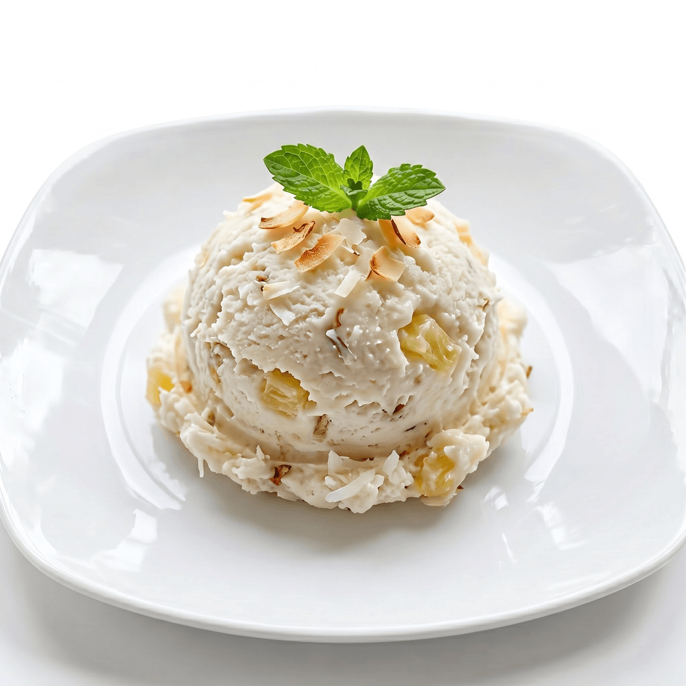 Coconut Pineapple Ice Cream Scoop
