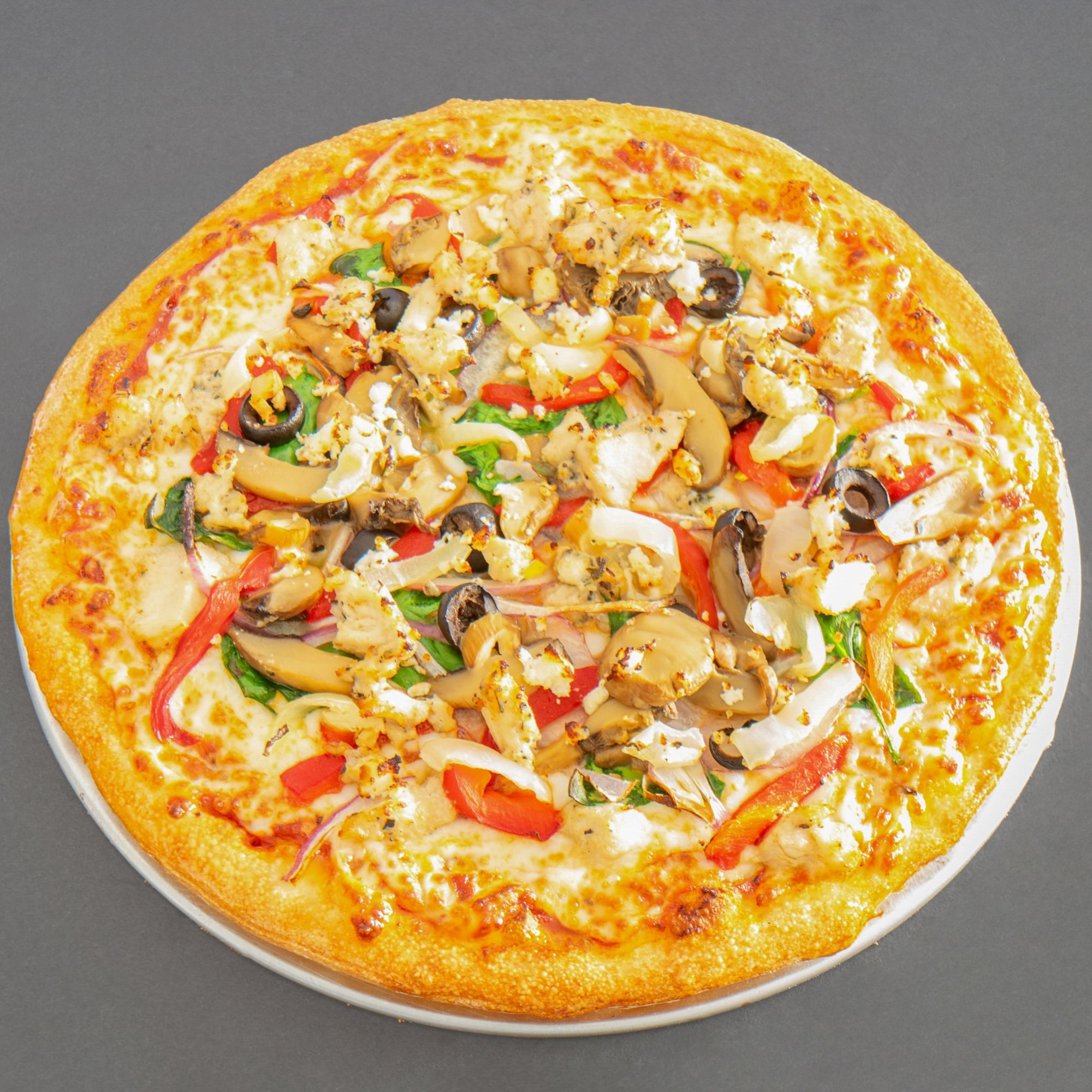 Chicken Mediterranean Pizza