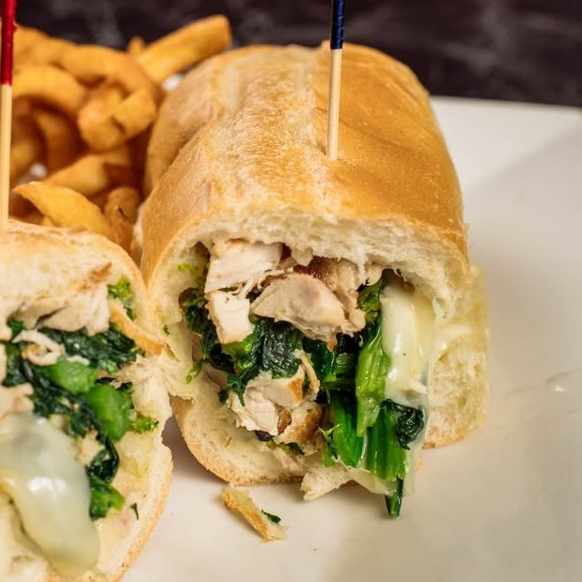 Chicken and Spinach Sandwich - Dinner