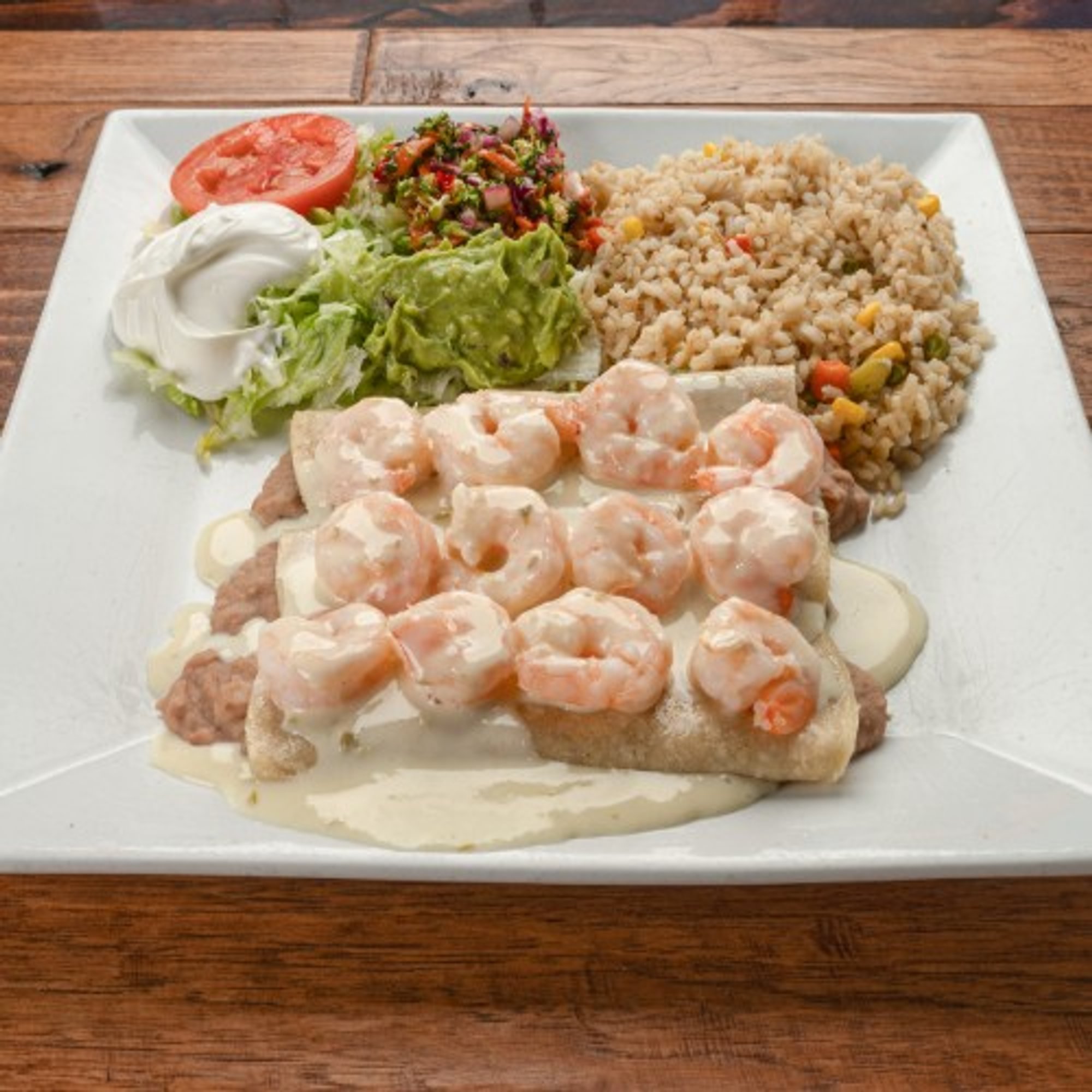 145. Shrimp Enchiladas