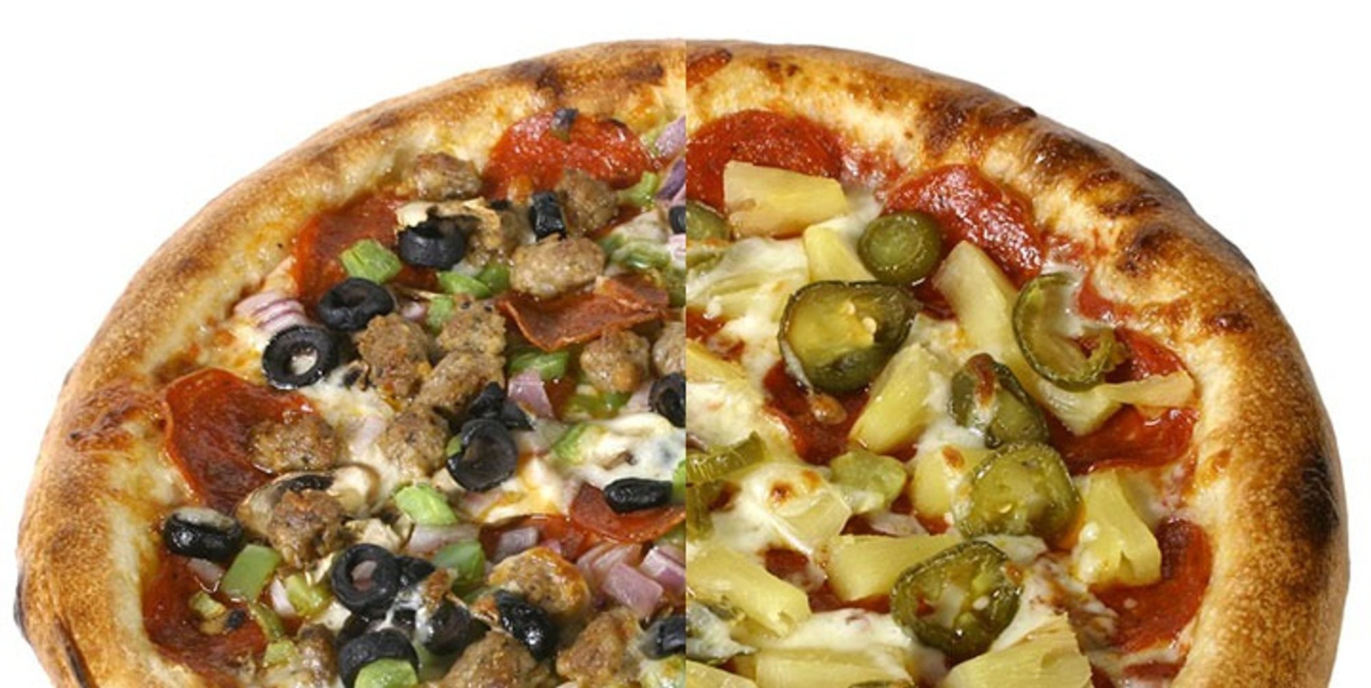 Half & Half Pizza (Tomato Sauce)