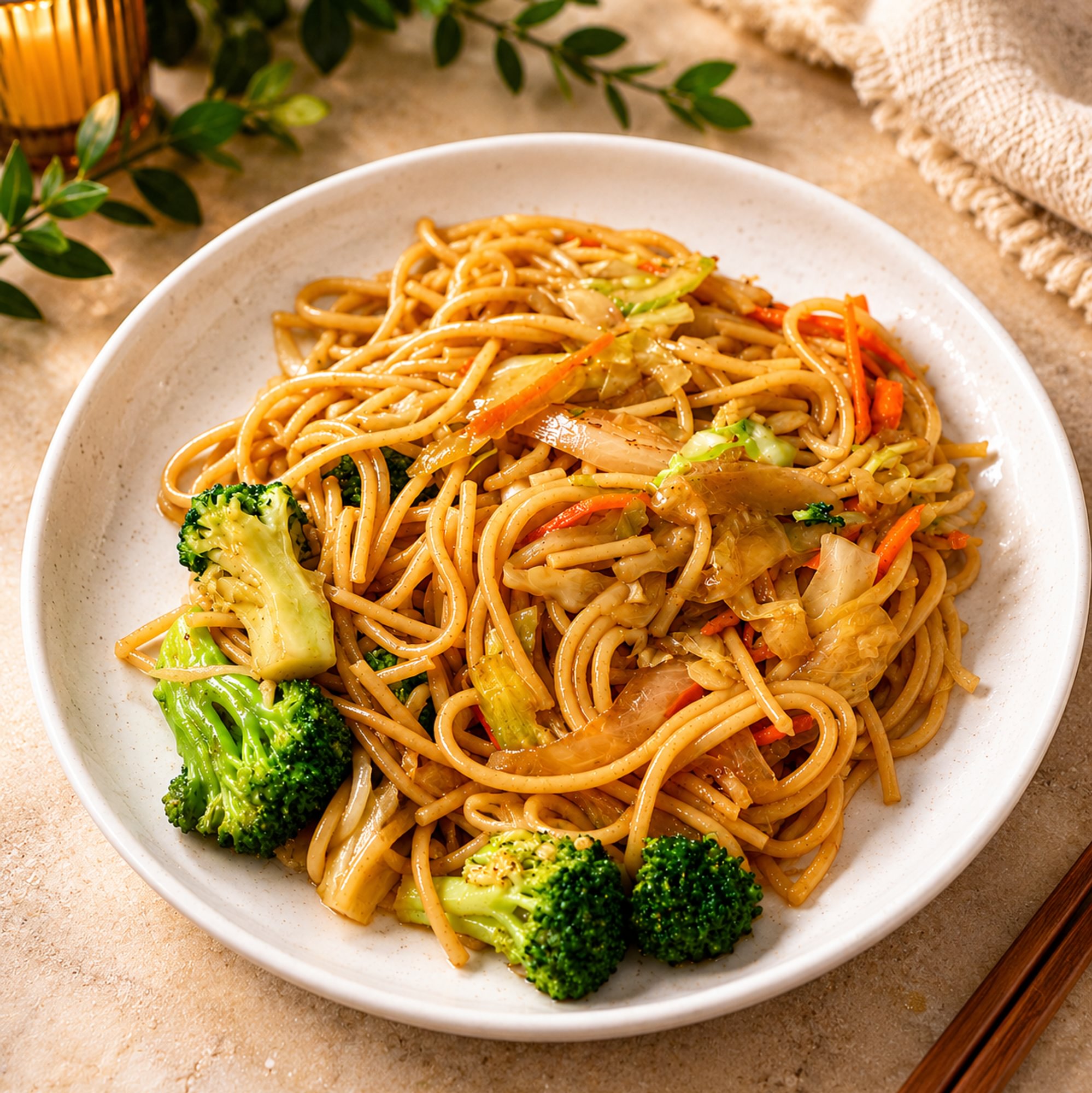 L1. Veggie lo mein