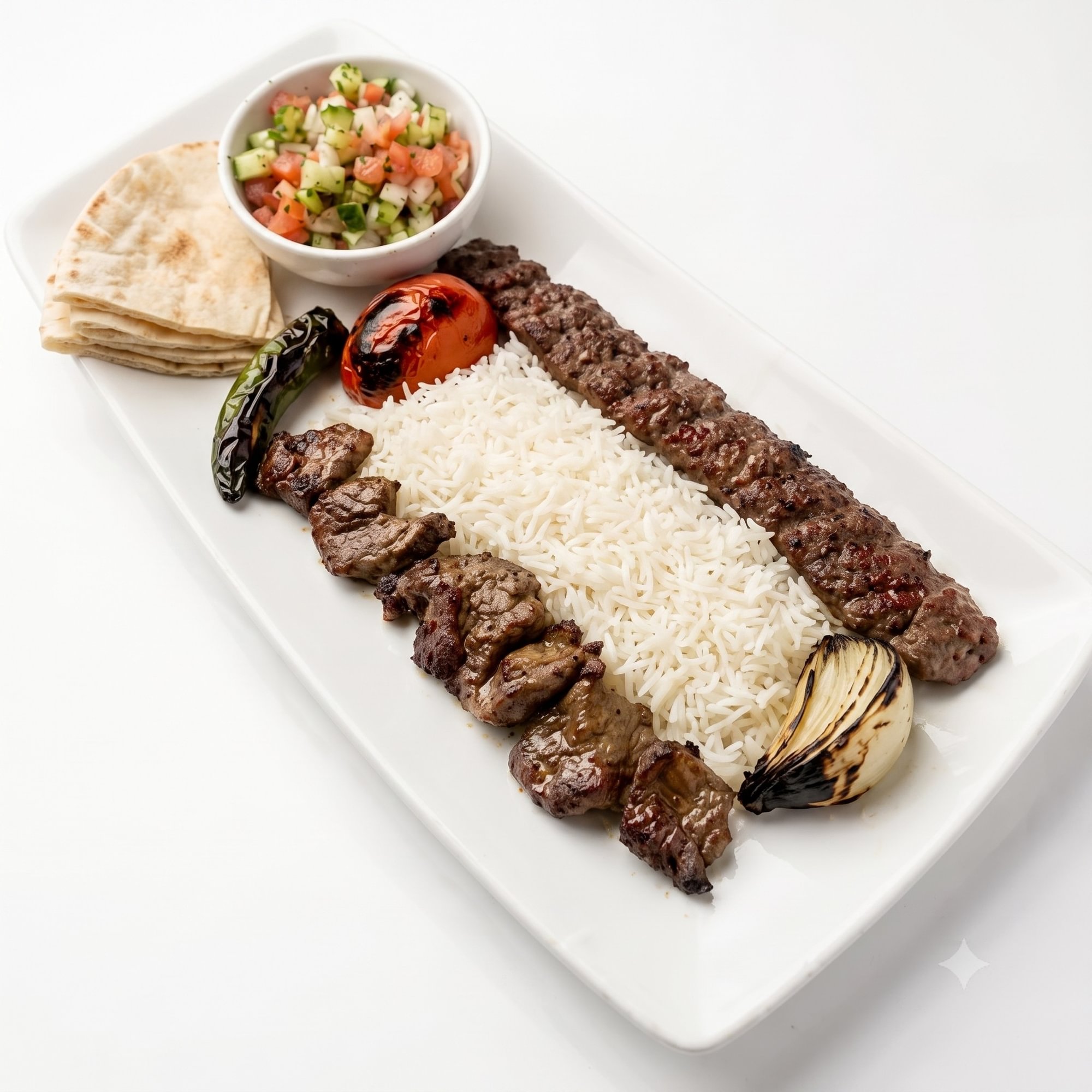 Mixed Kabob Plate #3