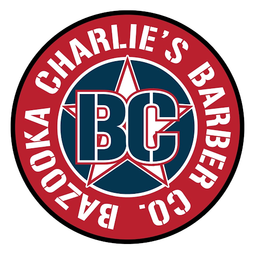 Bazooka Charlie's Barber Co. Logo
