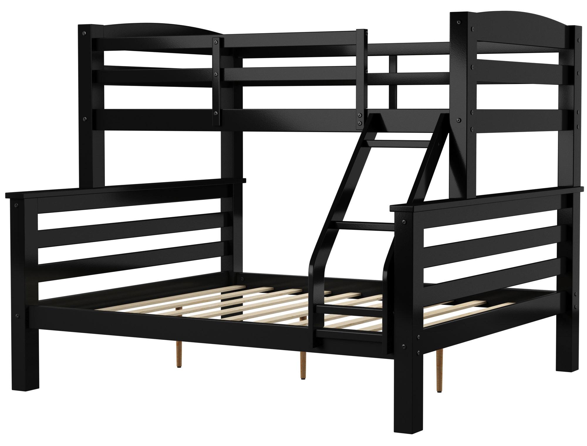 Levi Black Twin over Full Bunk Bed