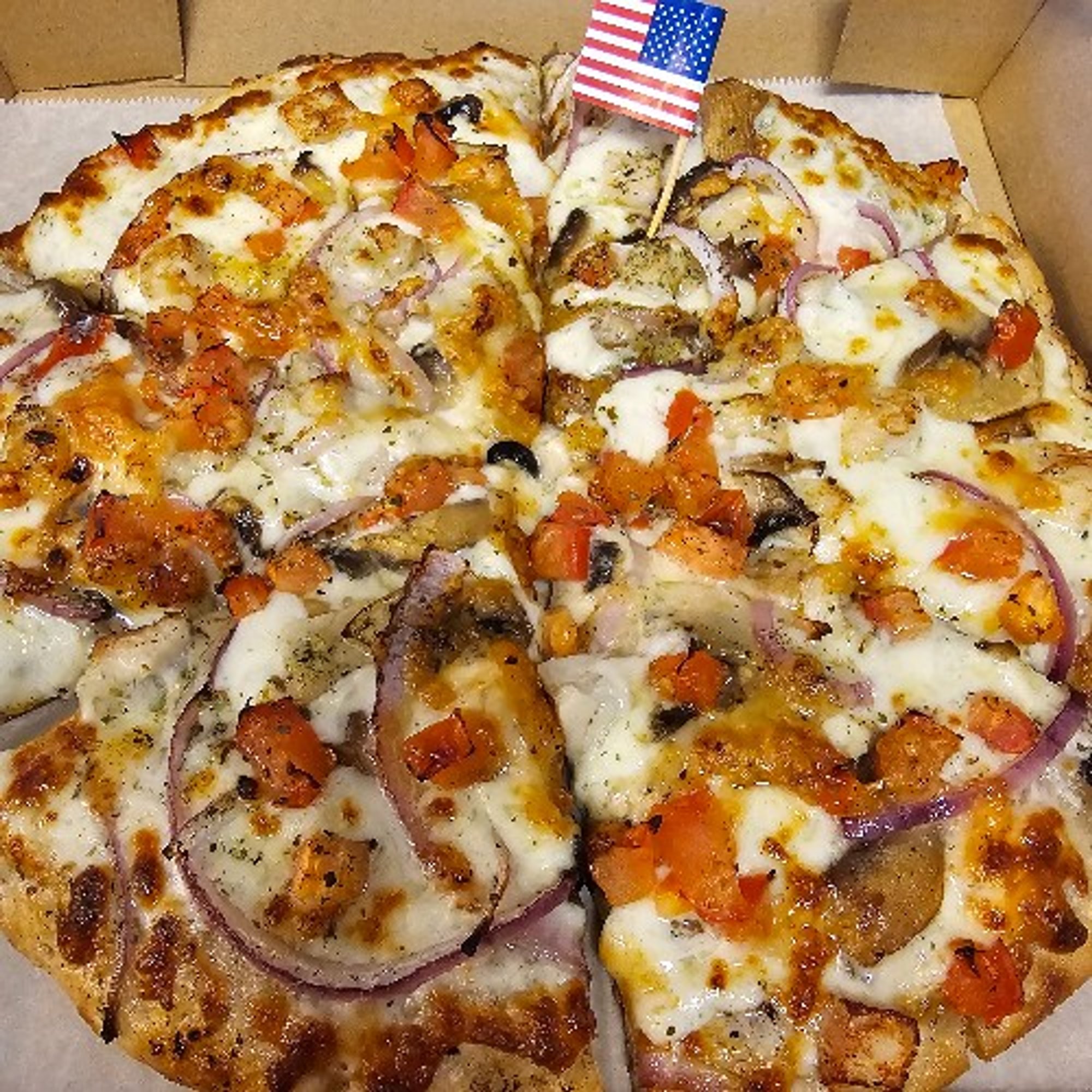 Chicken Alfredo Pie (10")