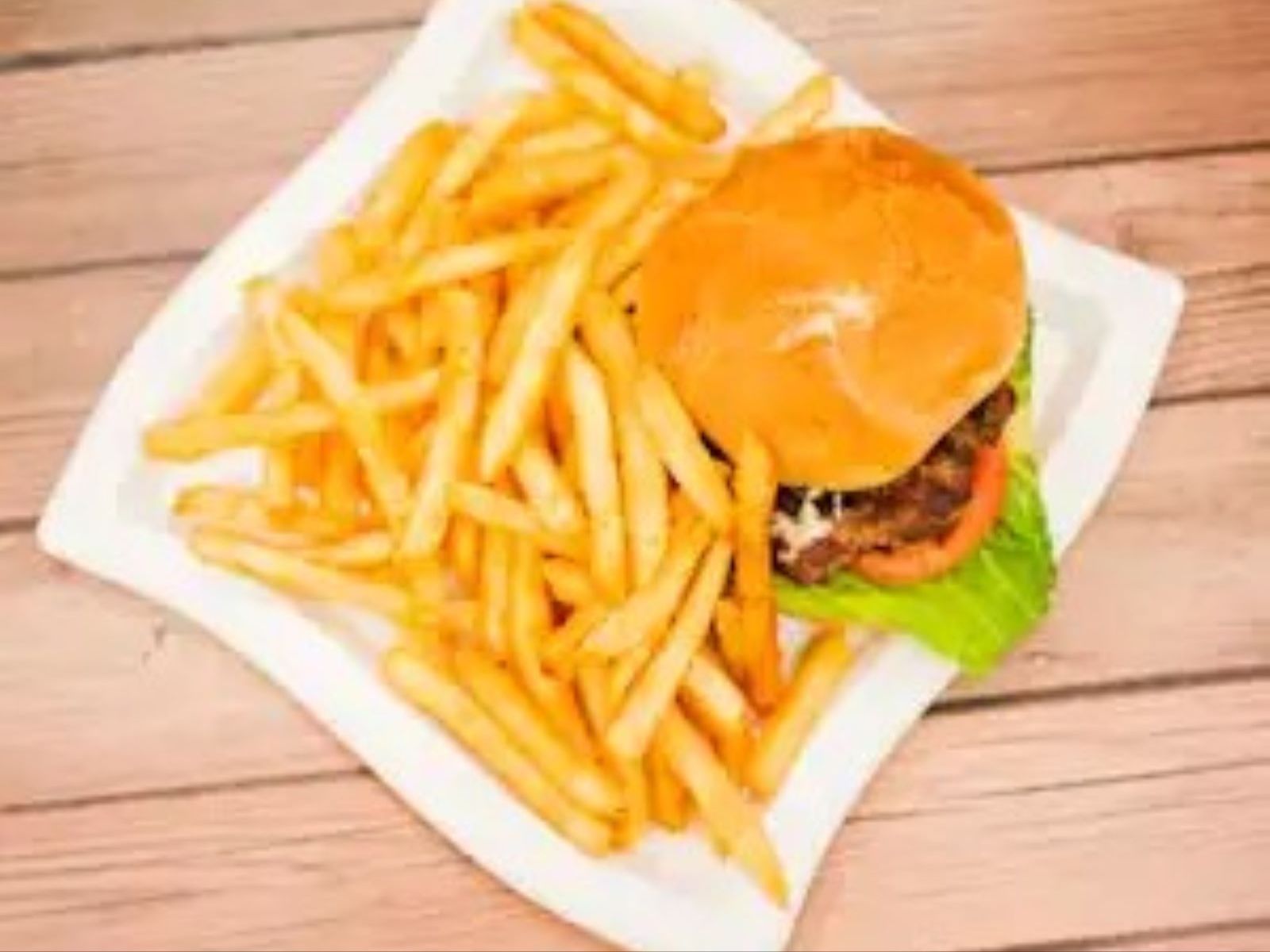 Hamburger And Fries-KM