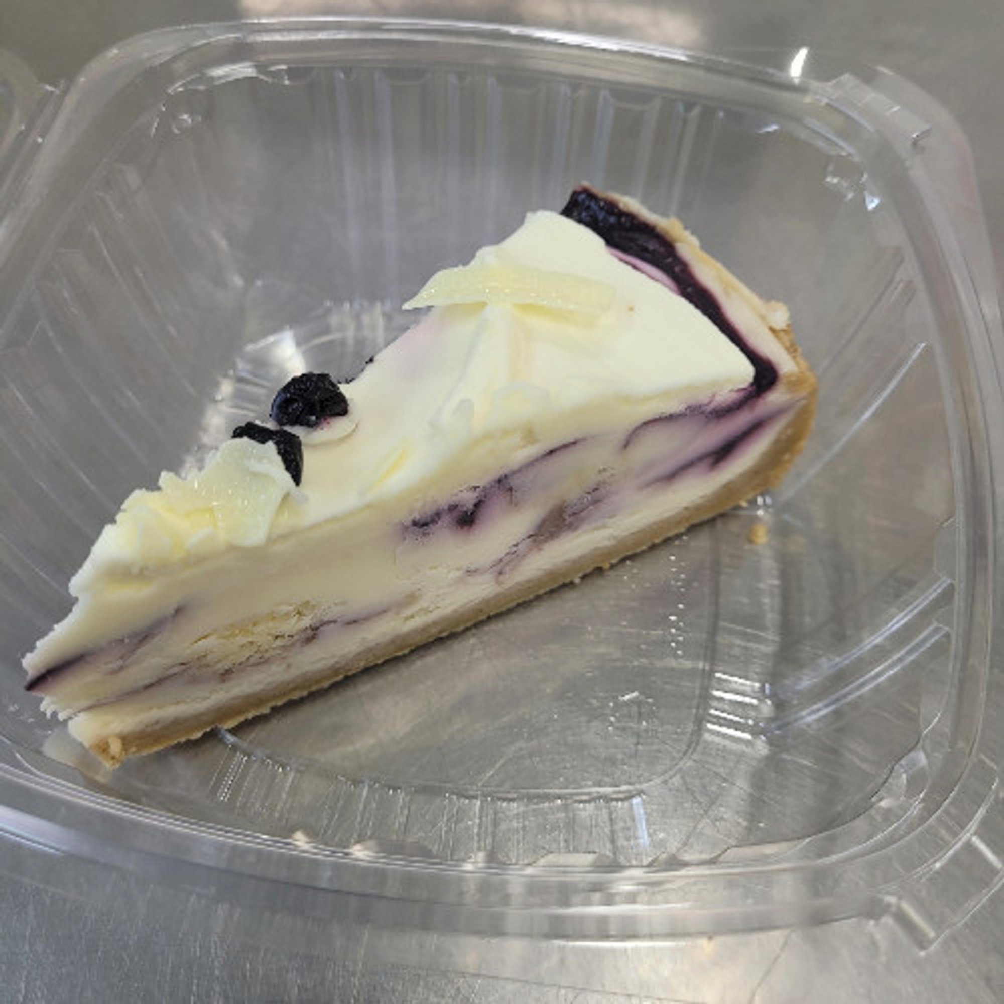 Blueberry Cobbler Cheesecake