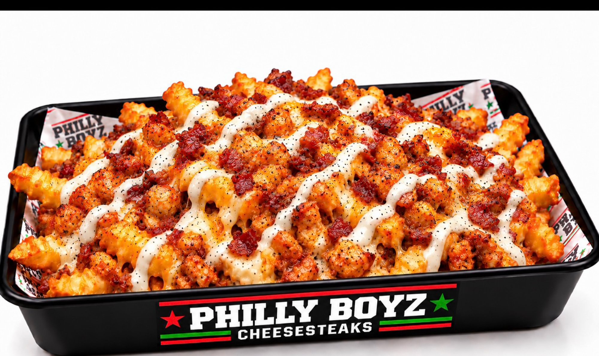 Buffalo Chicken Loaded Fries