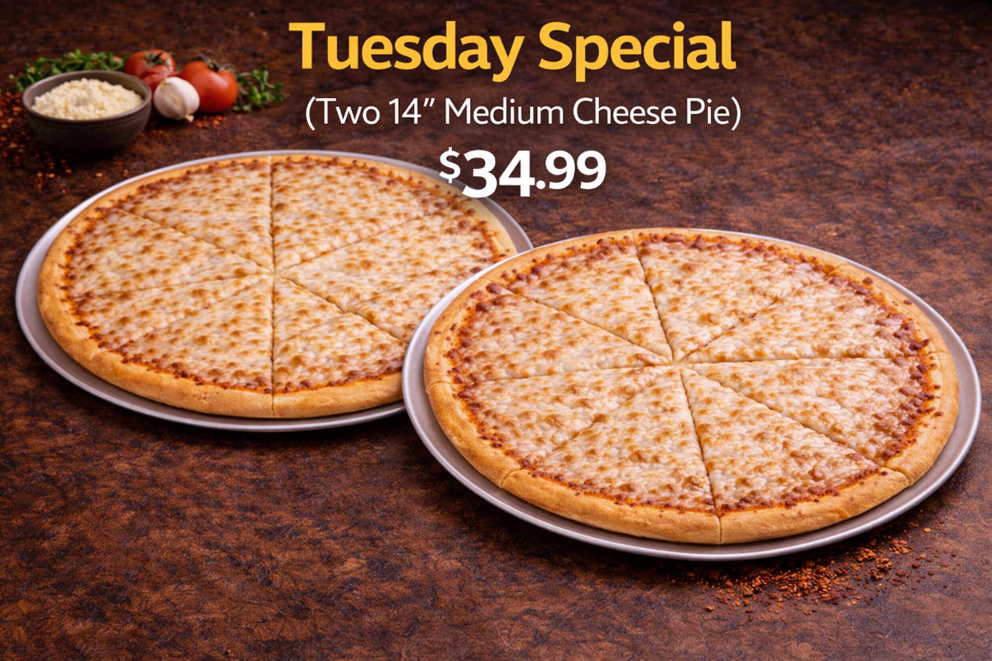 Tuesday Family Pizza Deal