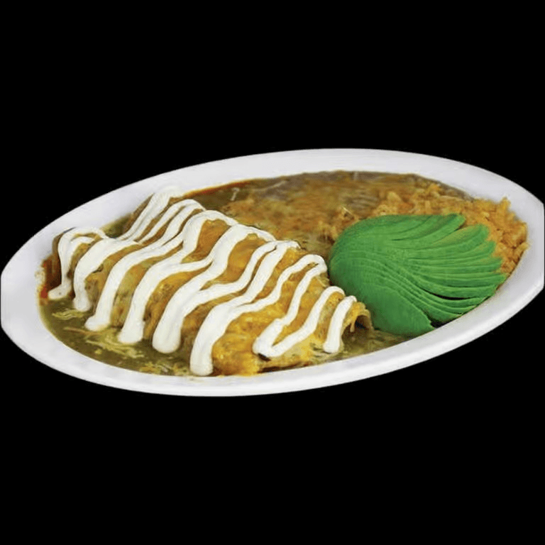Chicken Enchiladas Verdes Combo