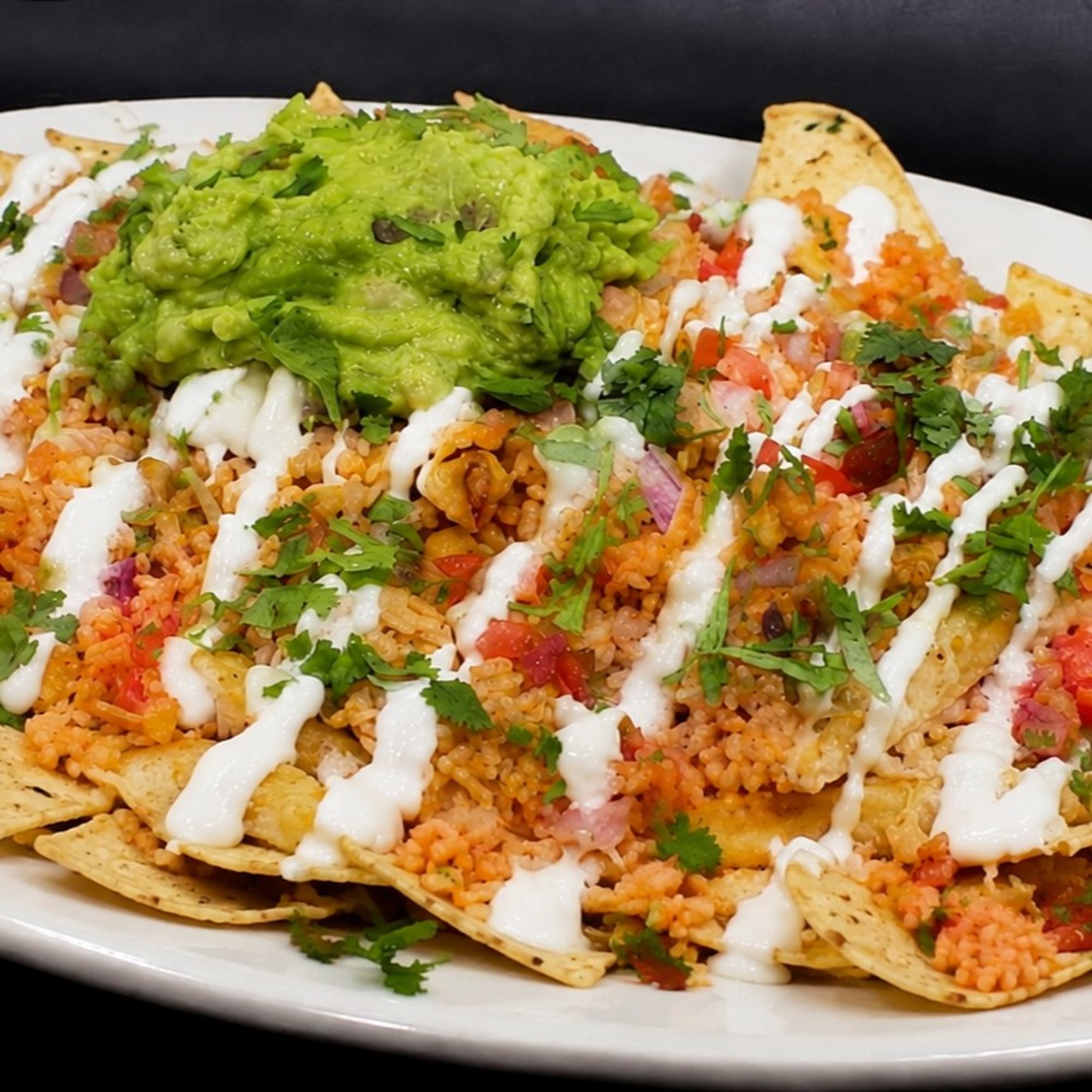 Loaded Veggie Nachos
