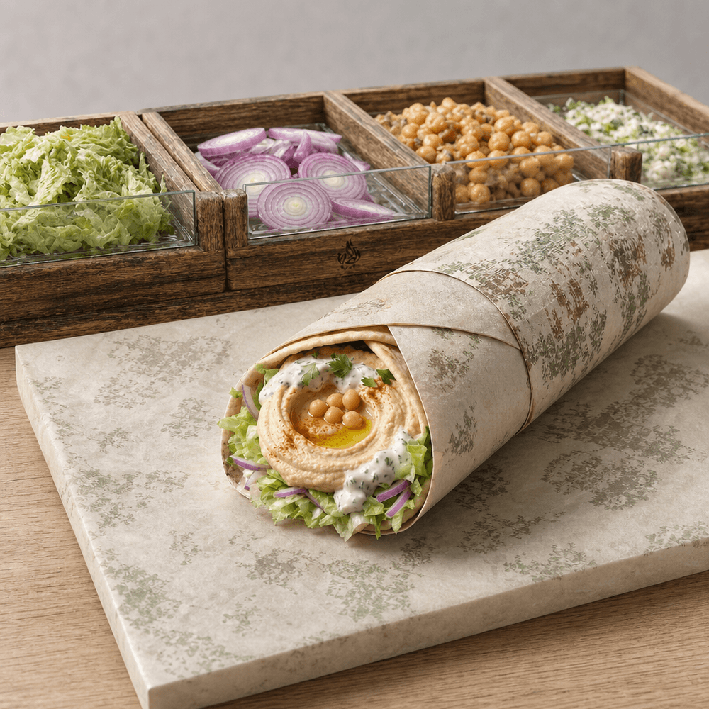 Hummus Pita Wrap