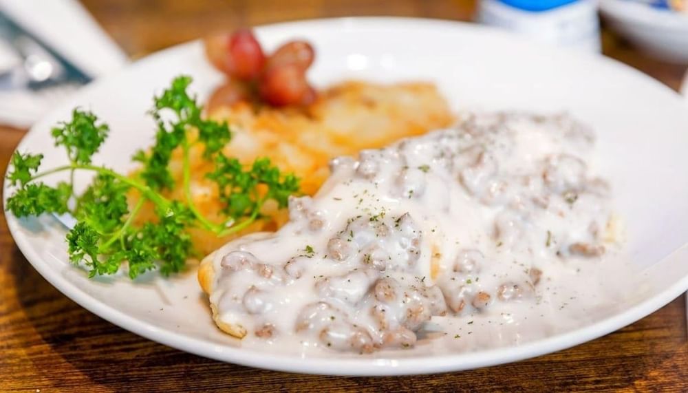Biscuits and Gravy w/ Sausages
