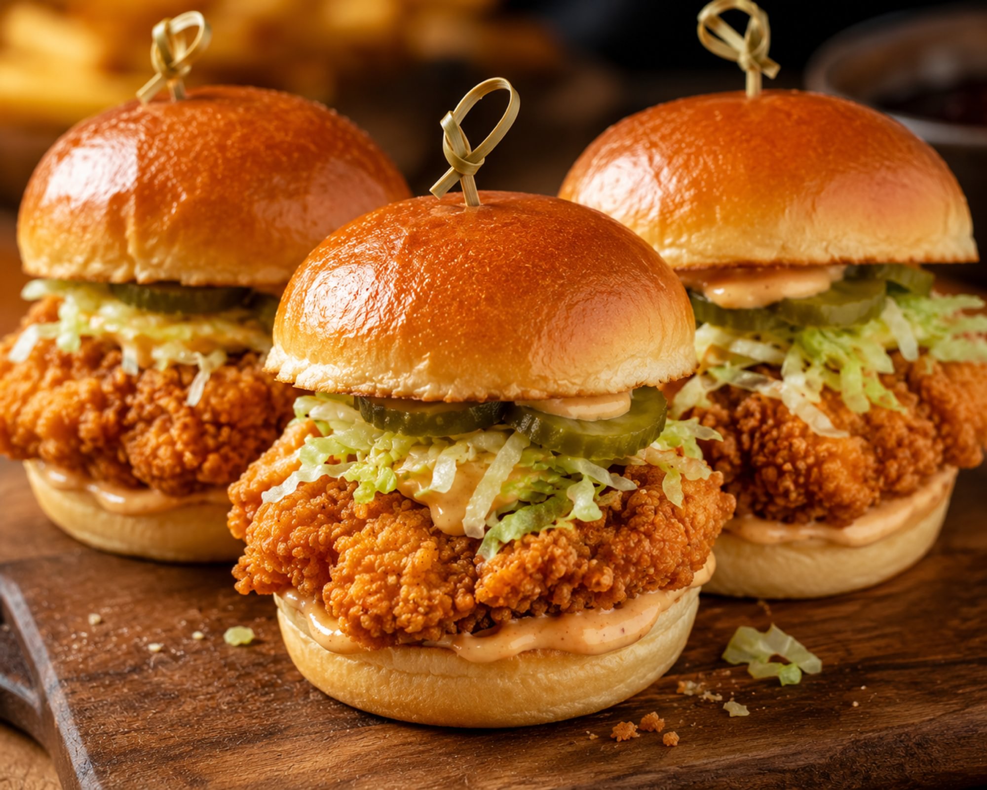 Chicken Mini Sliders 4pcs