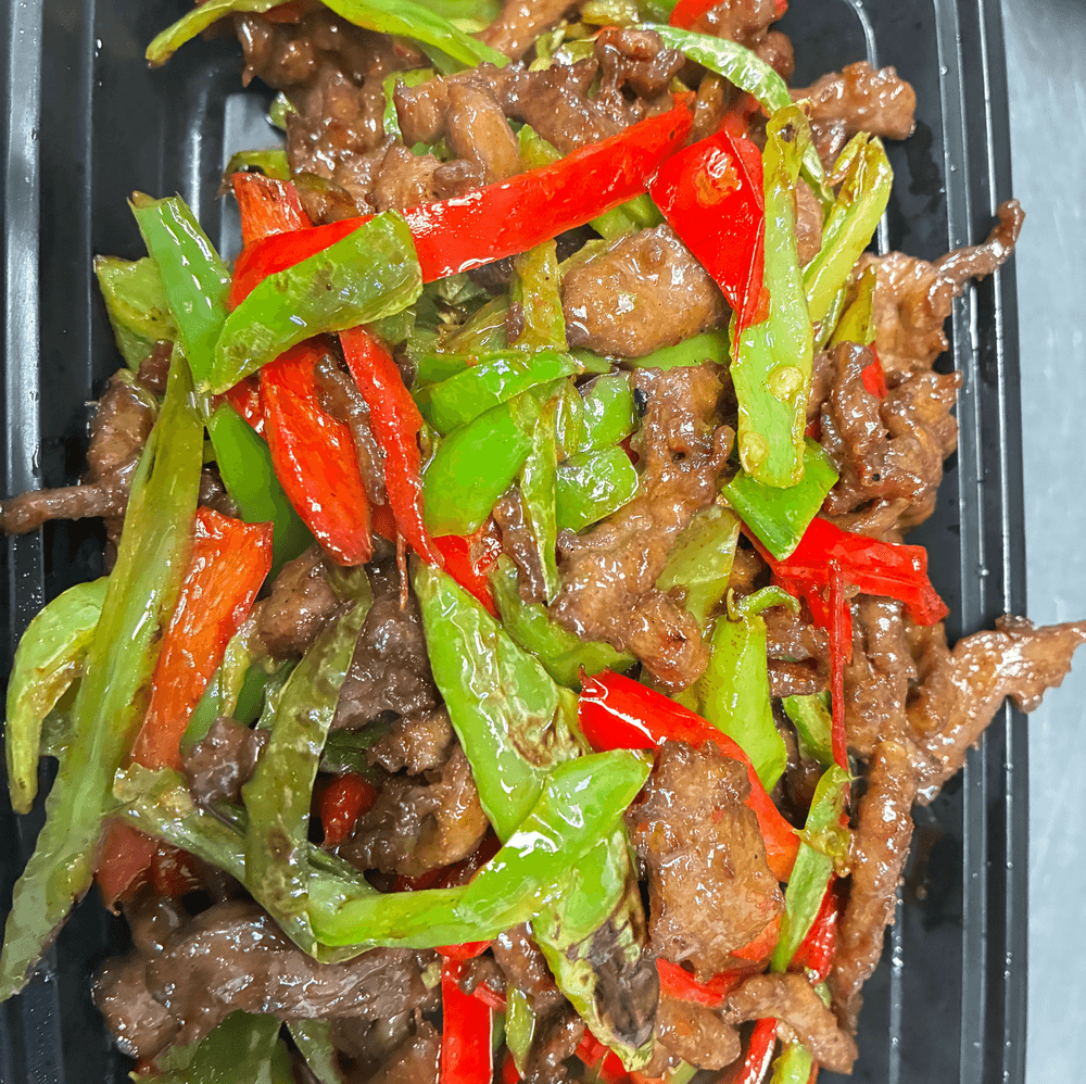 Shredded Beef with Chili Green Pepper 小椒牛肉丝