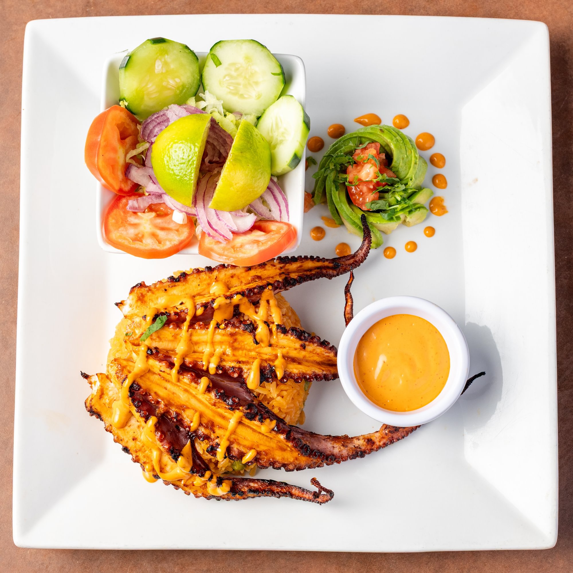 Pulpo Zarandeado