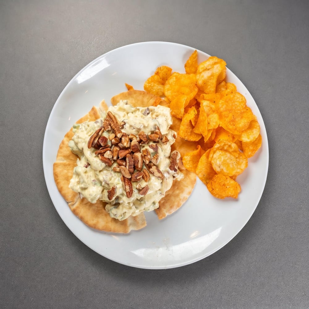 Chicken Salad on Toasted Pita
