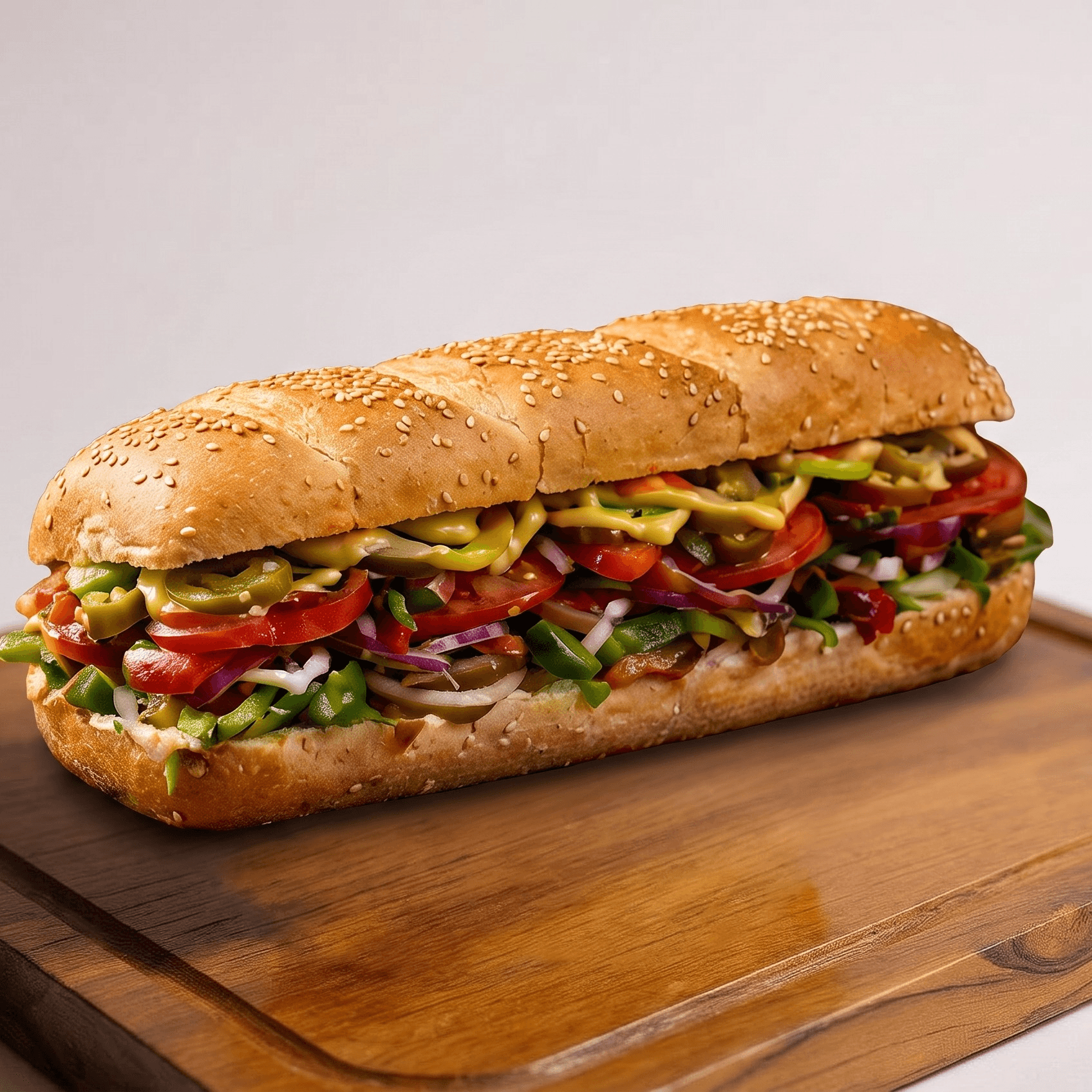 Grilled Veggie Submarine