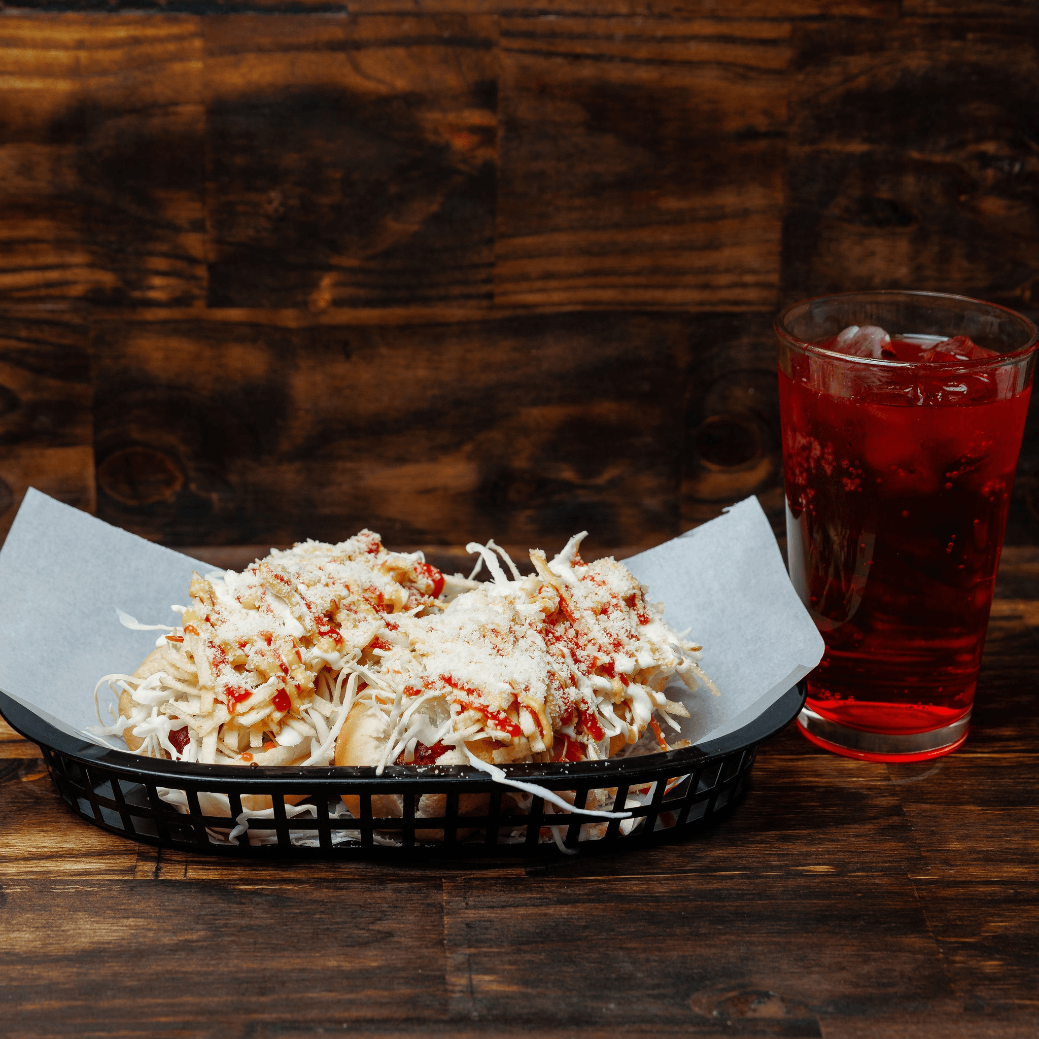Promo - 2 Latin Hot Dogs + 1 Drink
