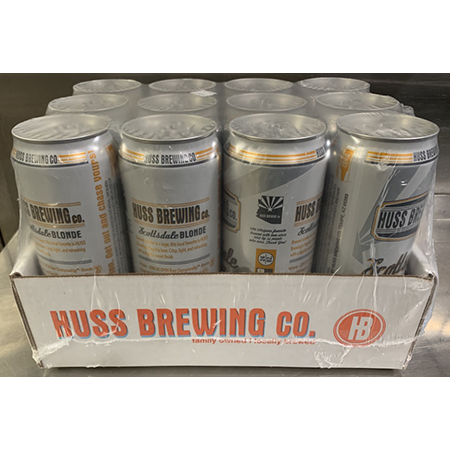 Huss Scotsdale Blonde 12 pack 24 OZ Cans