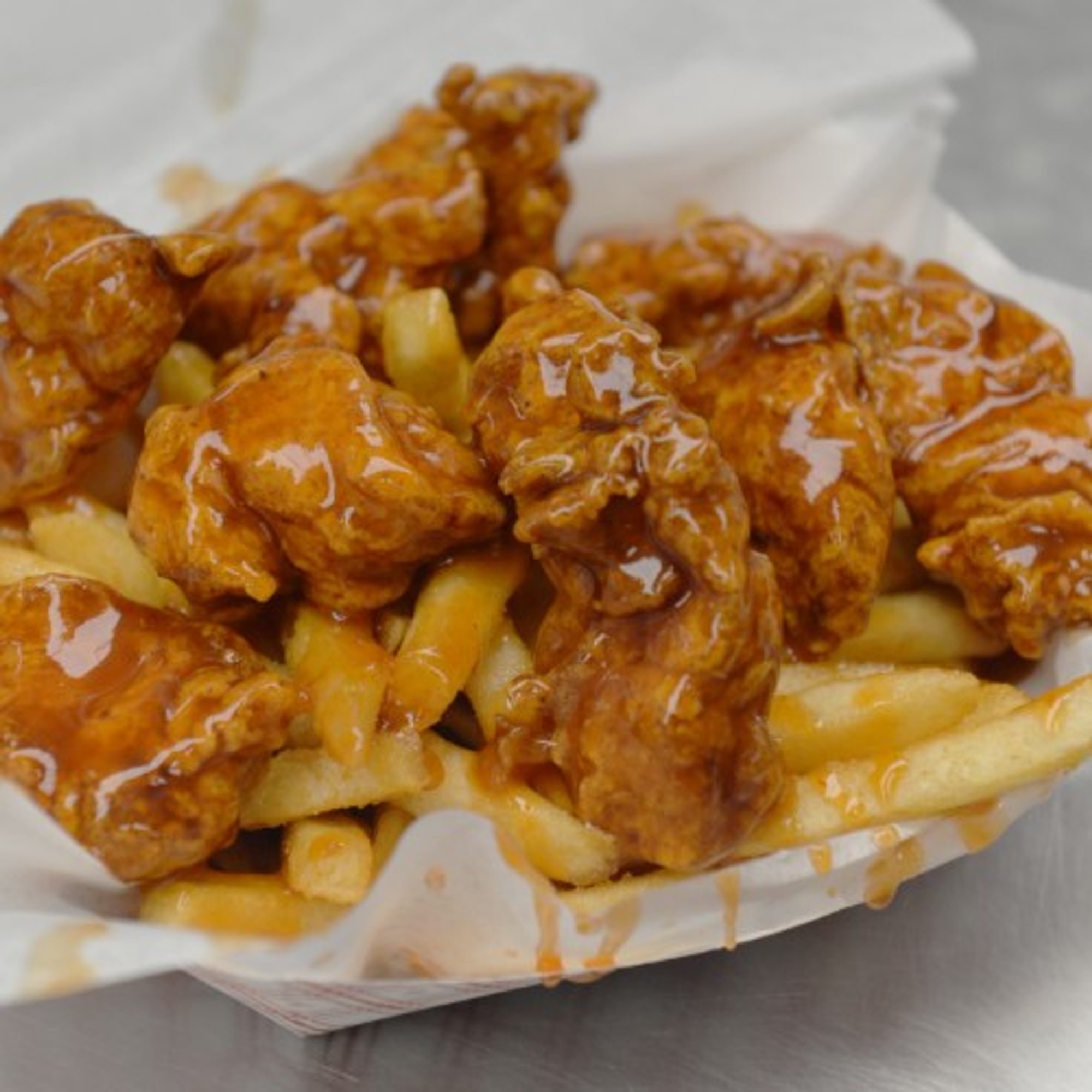 40 Pcs Boneless Wings with Fries