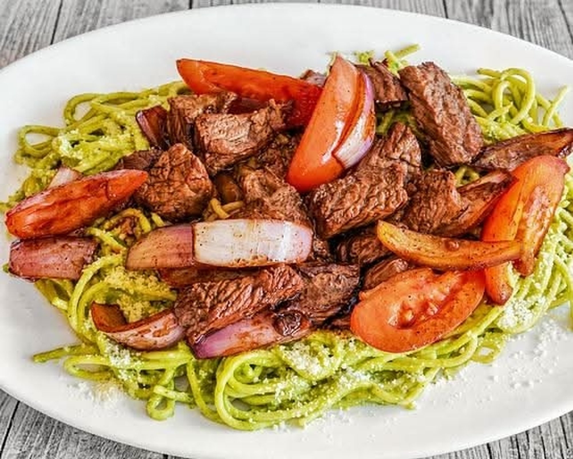 Beef Pesto Saltado