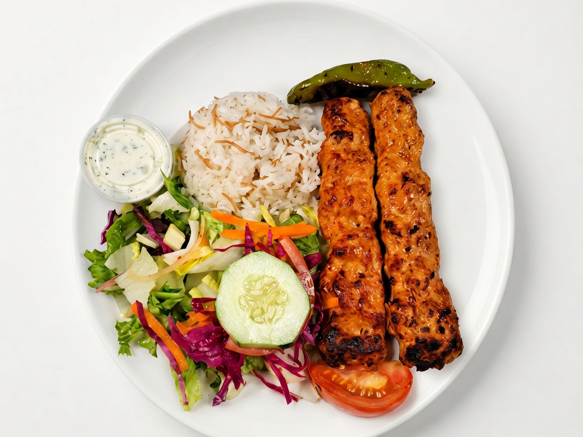 Chicken Adana Kebab Entree