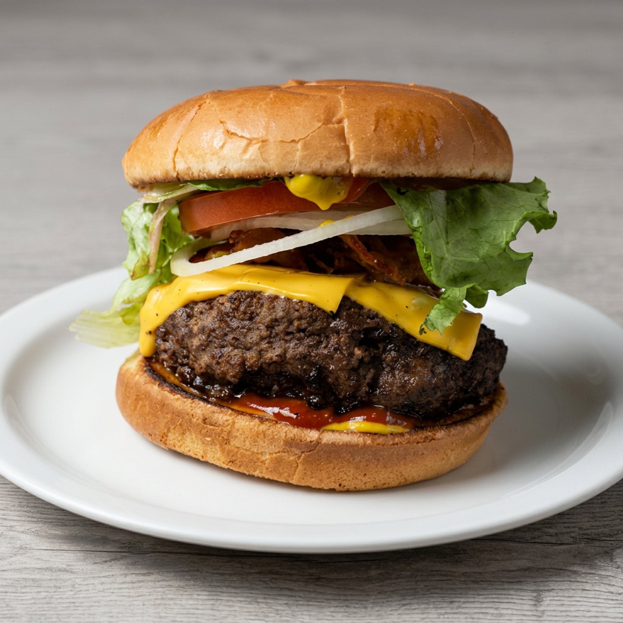 Grilled Famous PG Hamburger