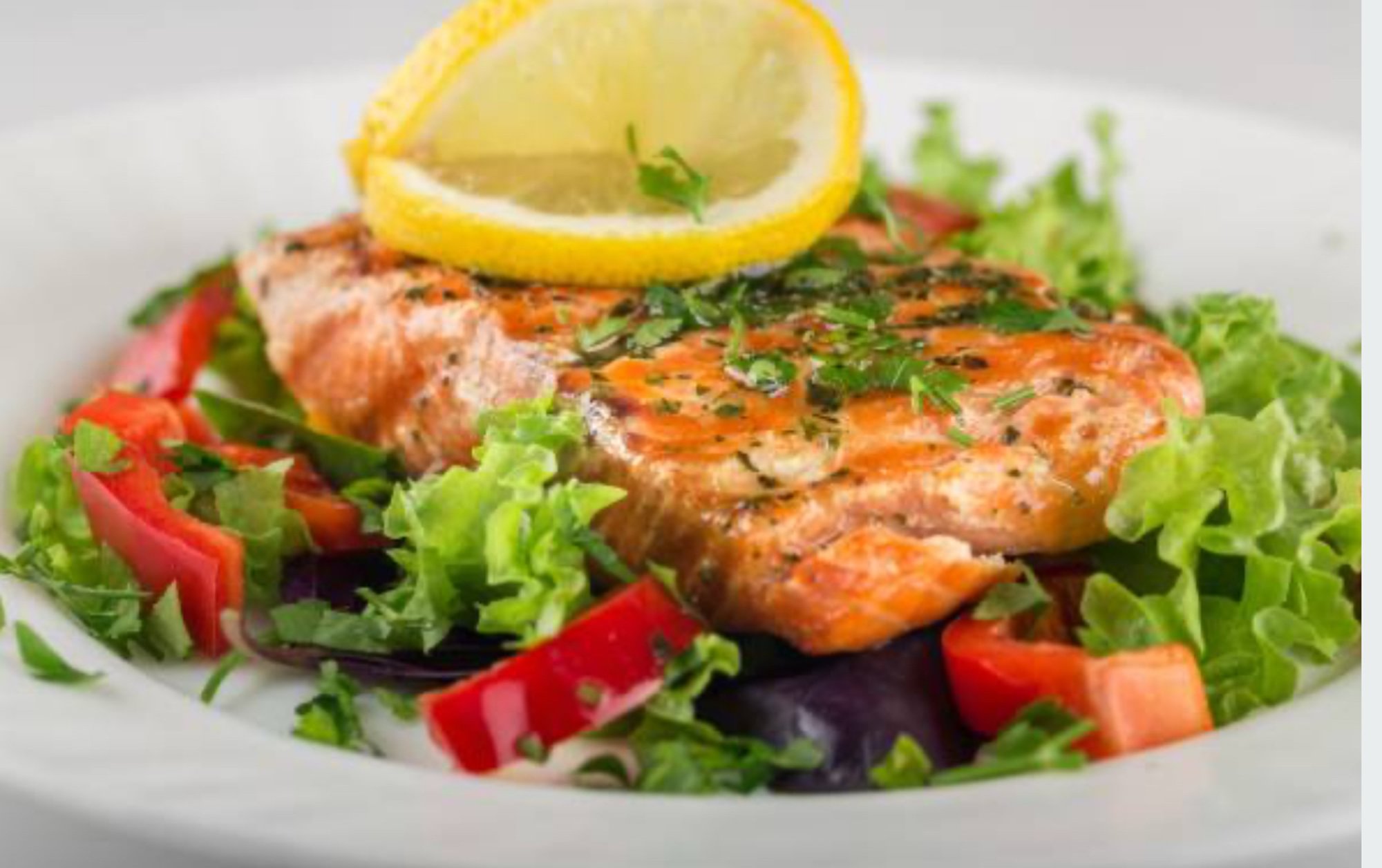 Glazed Salmon Salad