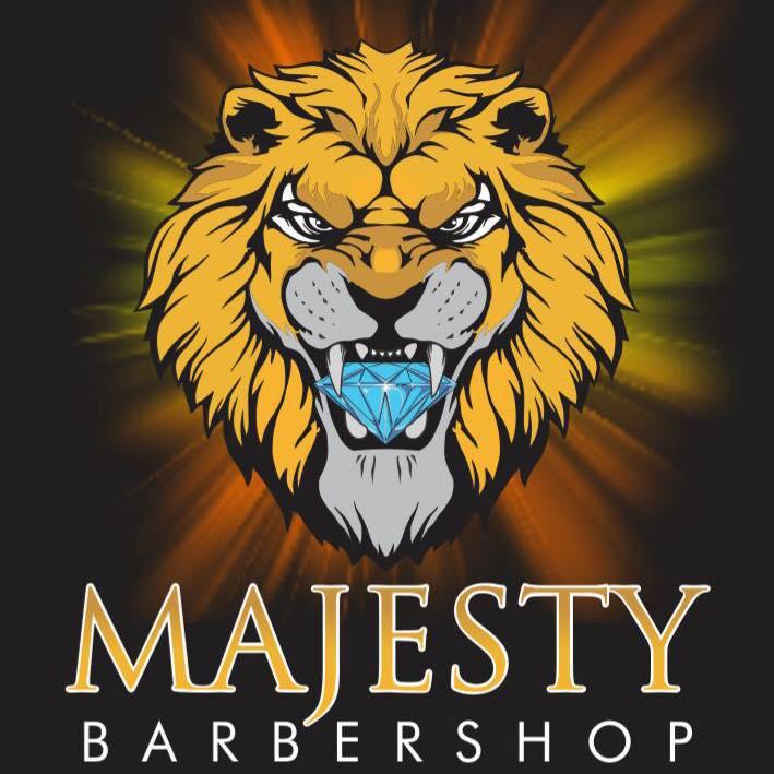 Majesty Barbershop &amp; Salon Logo