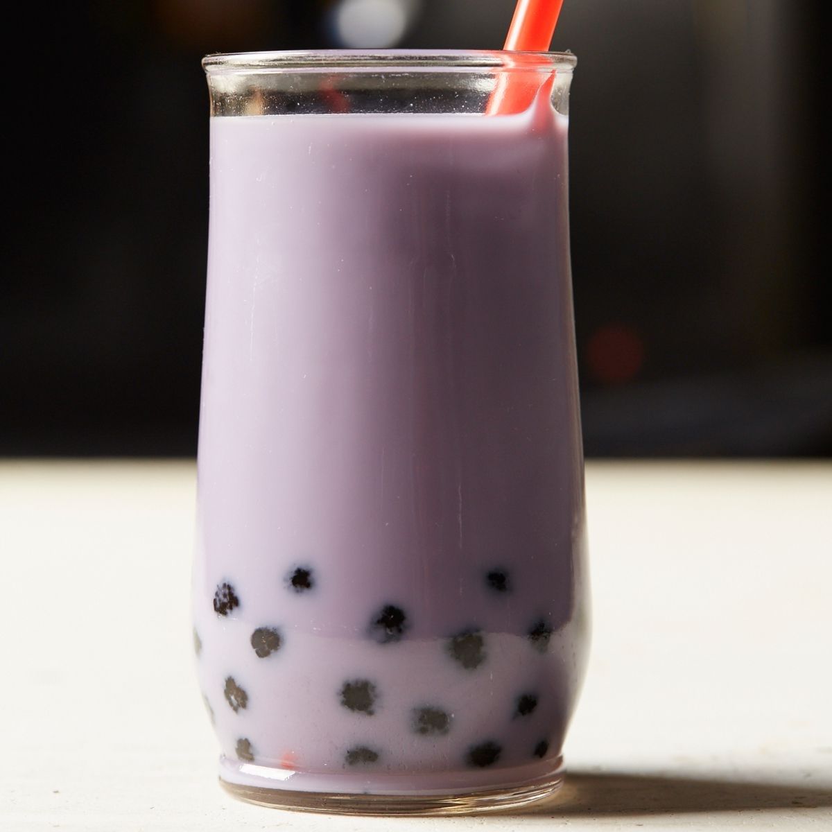Taro Milk Tea Boba Drink