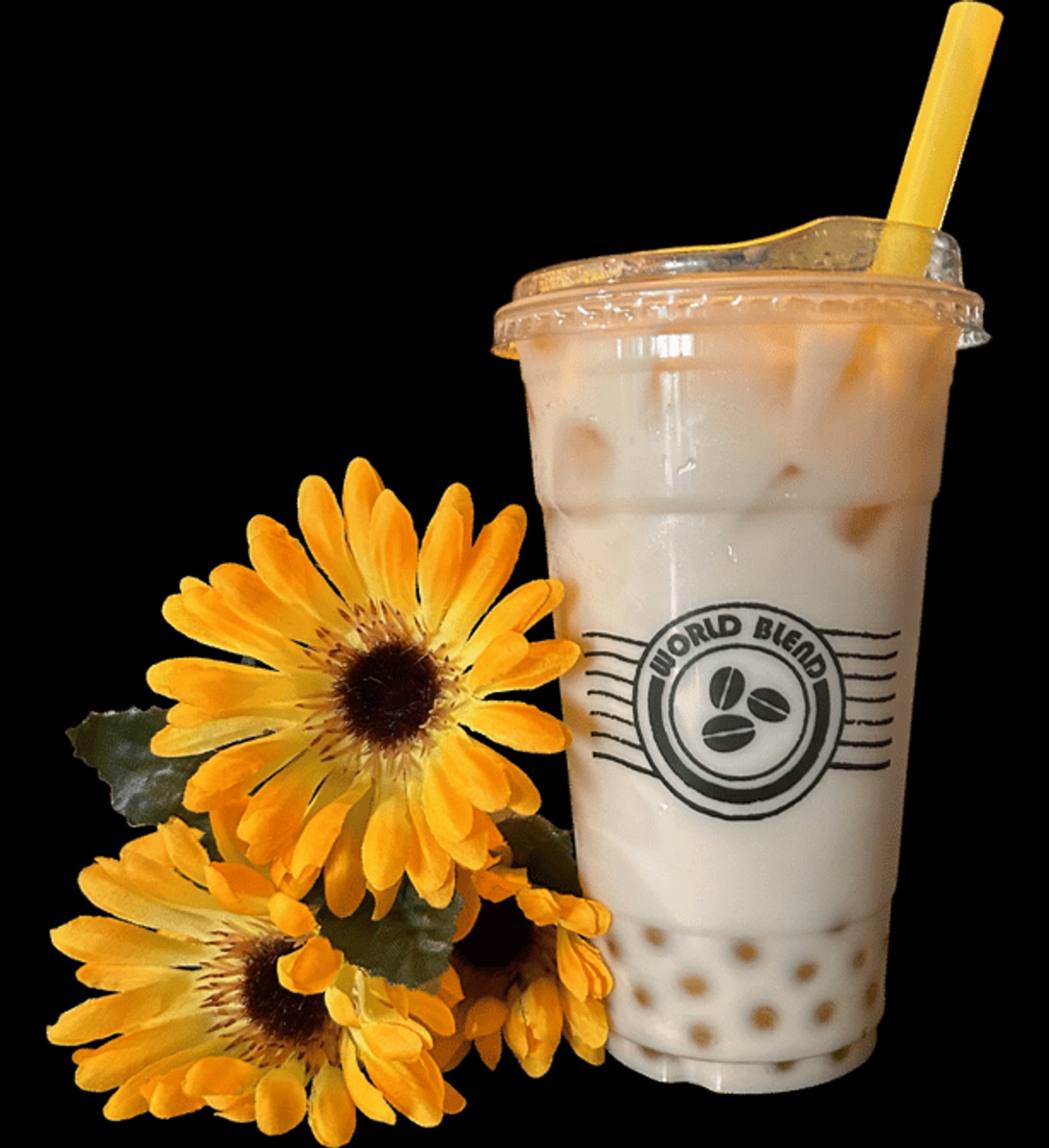 Popping Boba Iced Milk Tea
