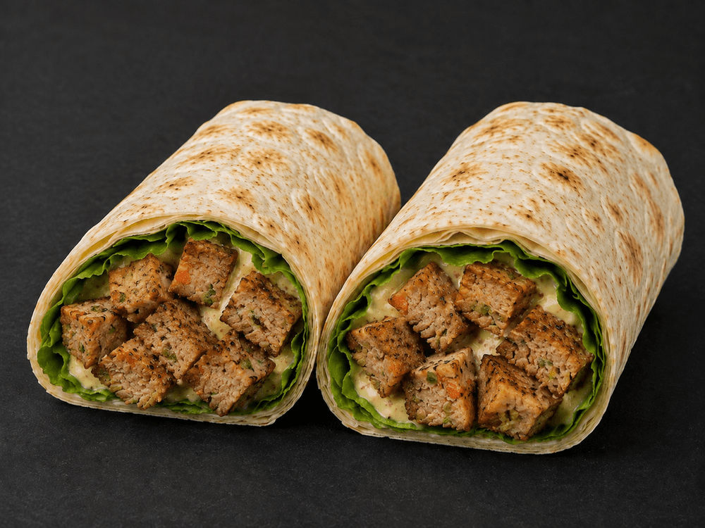 19. Veggie Burger Wrap