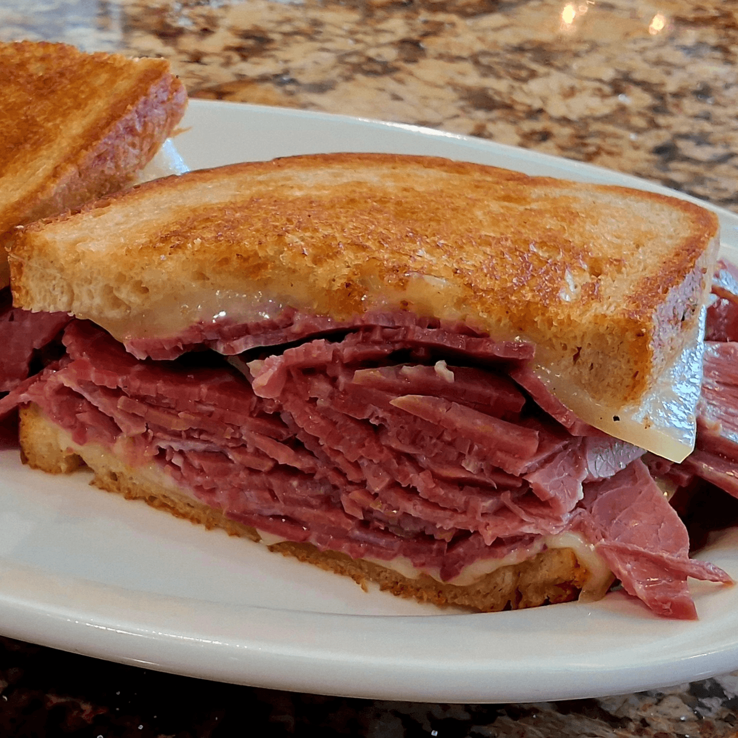 Hot Corned Beef Sandwich