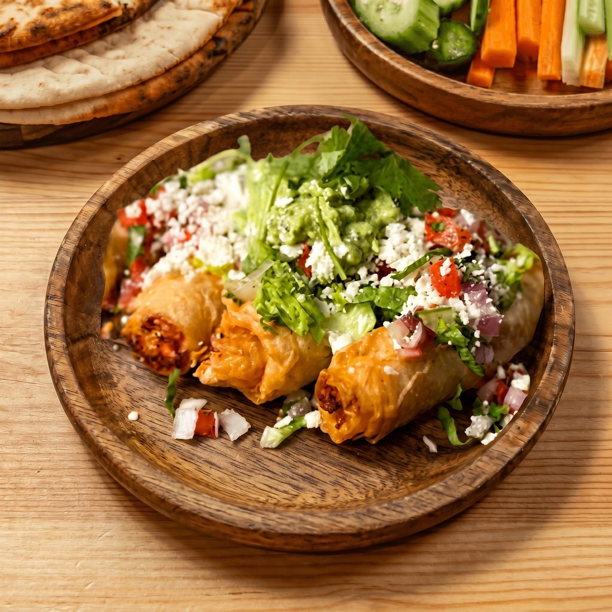 Meze Chicken Phyllo Taquitos