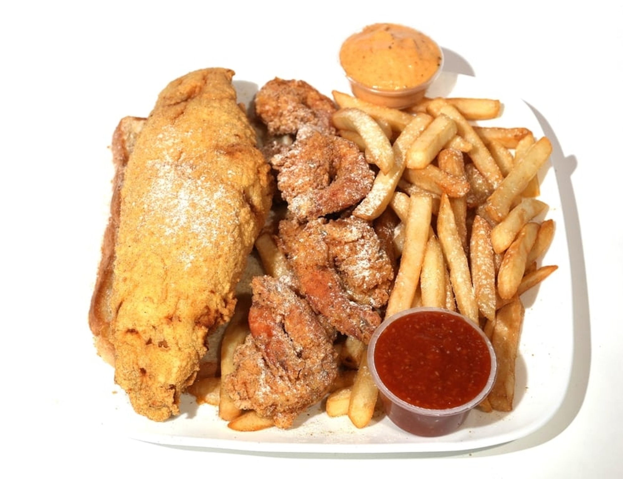 One Snapper & Ten Shrimp